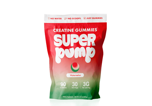 Super Pump Creatine Gummies - Watermelon - 90 Gummies - www.KreatinKongen.no